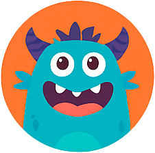 Red monster with horns