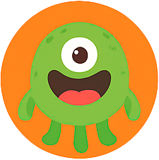 Green frog-like monster