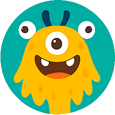 Yellow fluffy monster